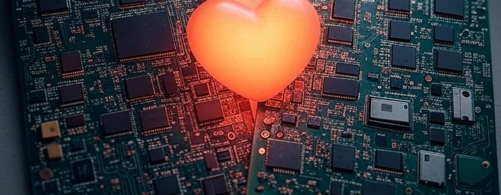 two circuit boards in love