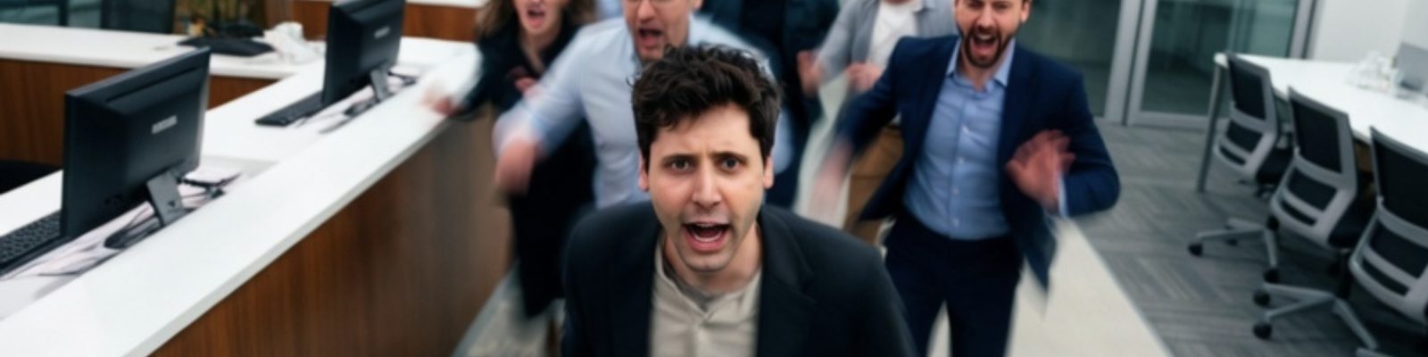 Sam Altman office panic OpenAI ChatGPT porn